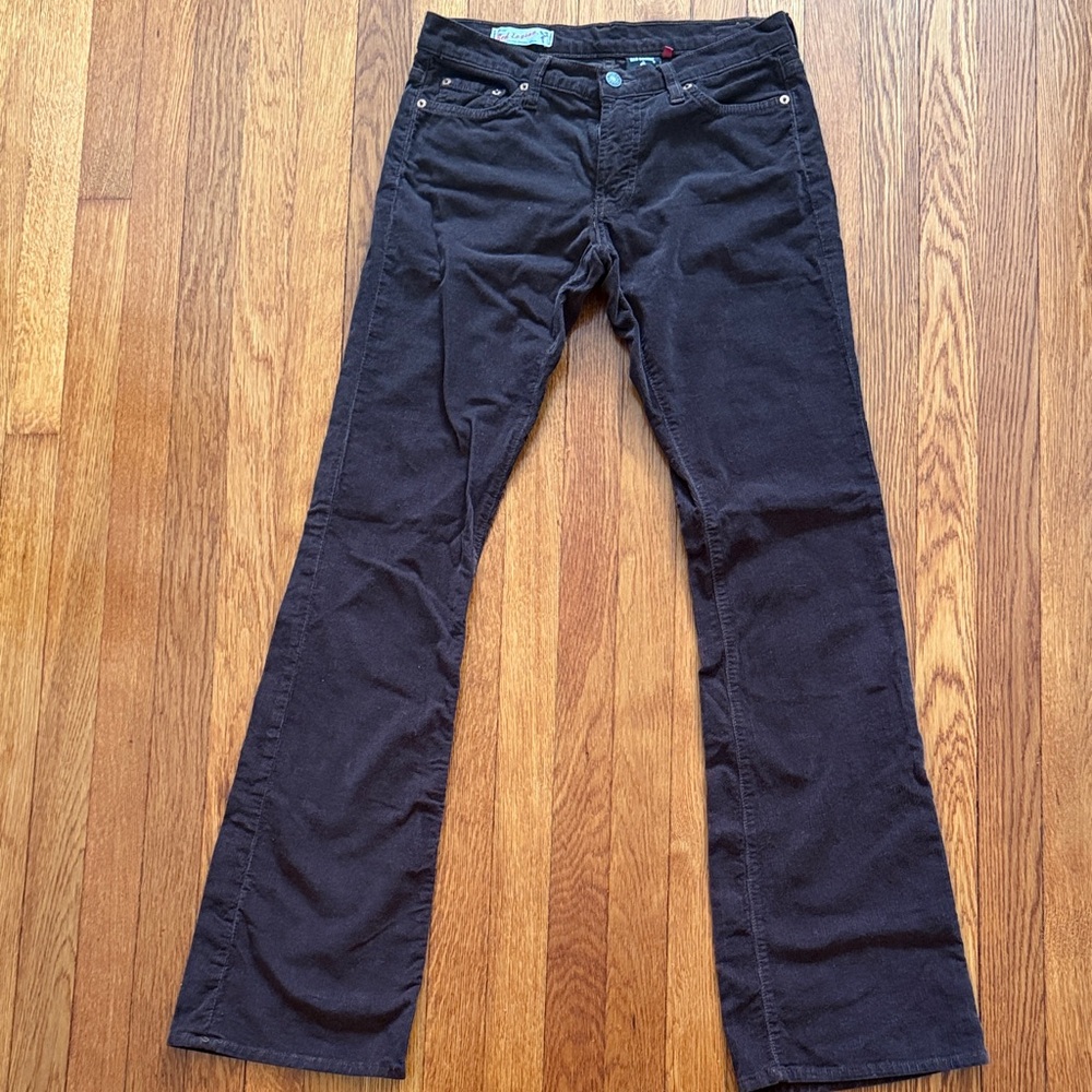 Red Engine Dark Brown Boot Cut Pants